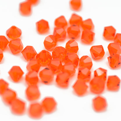 Preciosa Bicone Rondelle Bead / Hyacinth / 50 pcs. / Ø 4mm