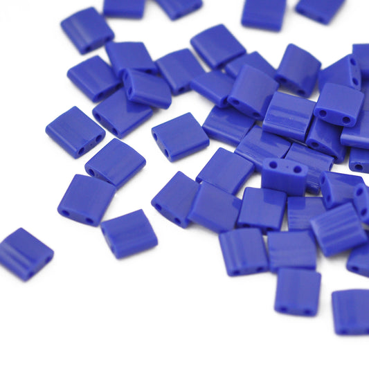 Miyuki Tila beads / cobalt blue opaque / 5gr. / TL0414