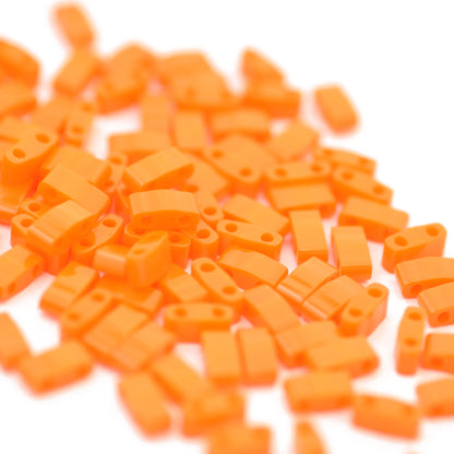 Miyuki Half Tila beads / orange opaque / 5gr. /HTL0406