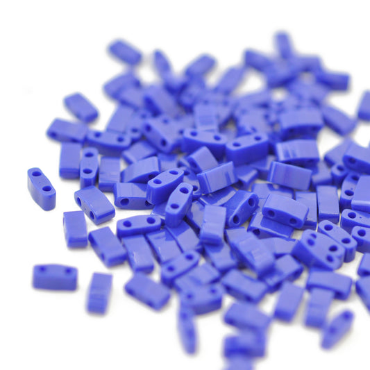 Miyuki Half Tila beads / cobalt blue opaque / 5gr. /HTL0414