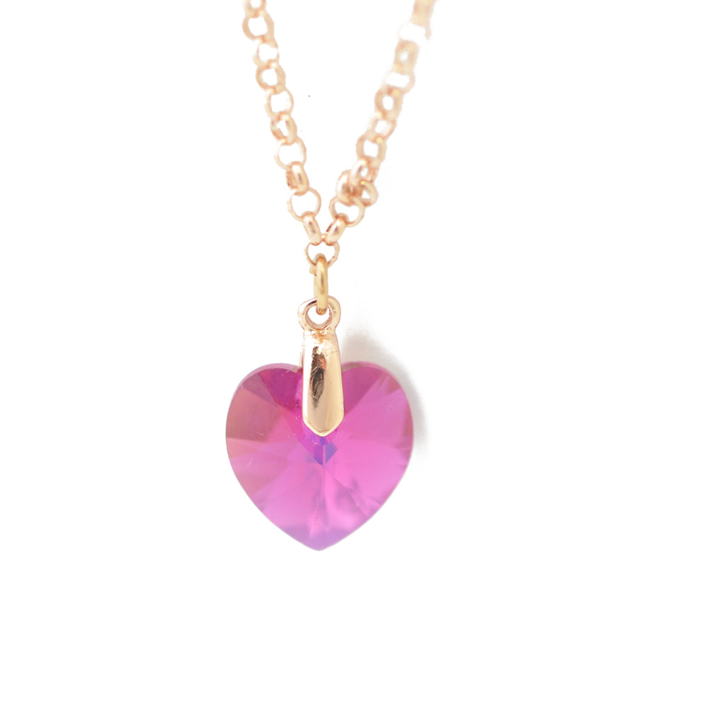 Swarovski Heart 6228 Pendant / Crystal AB / 10mm