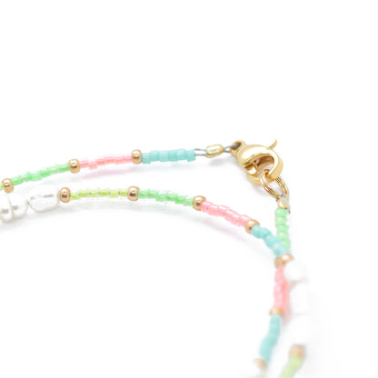 Necklace Choker Mint Dream Pearl / freshwater pearls / 38cm