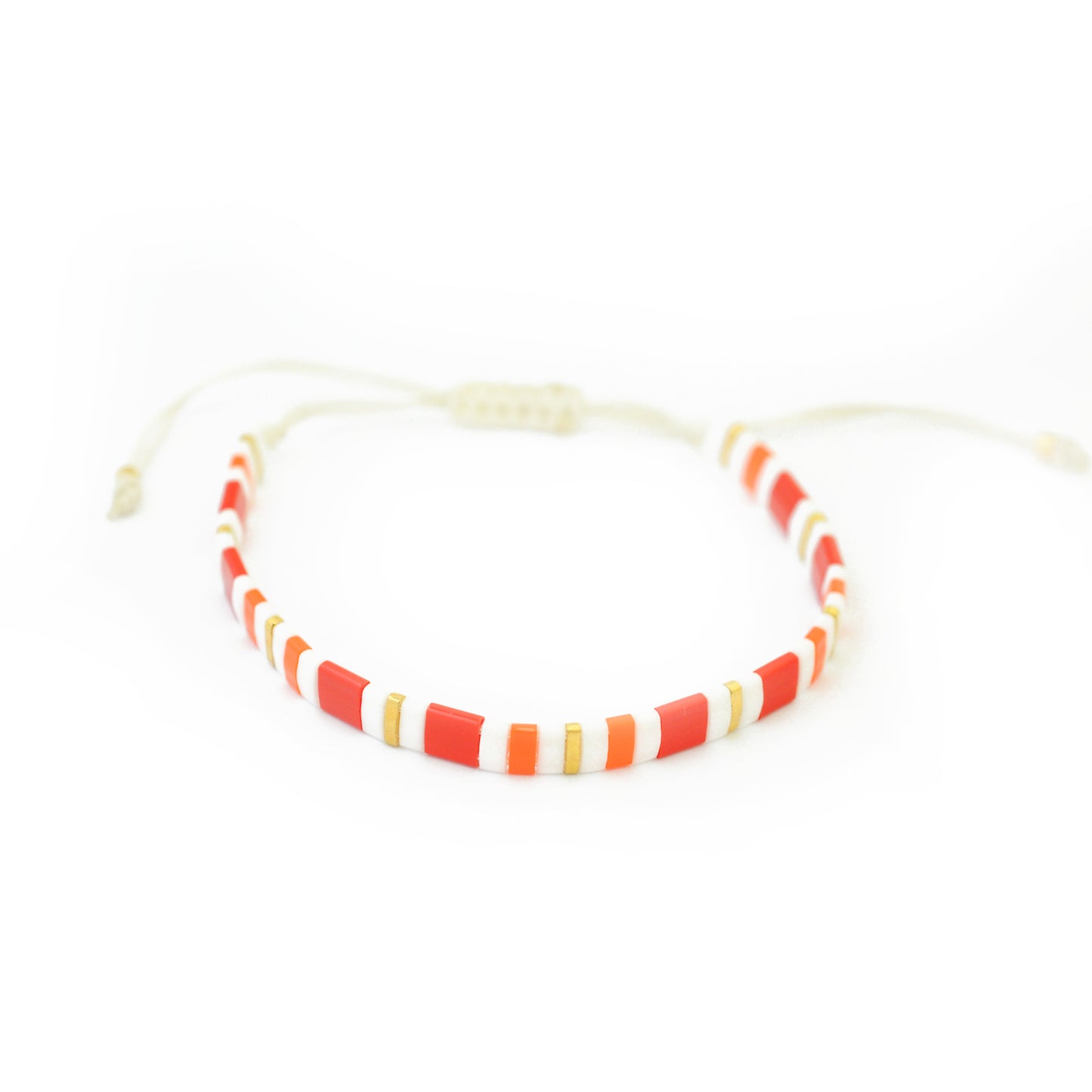 Miyuki Half Tila beads / red opaque / 5gr. / HTL0408