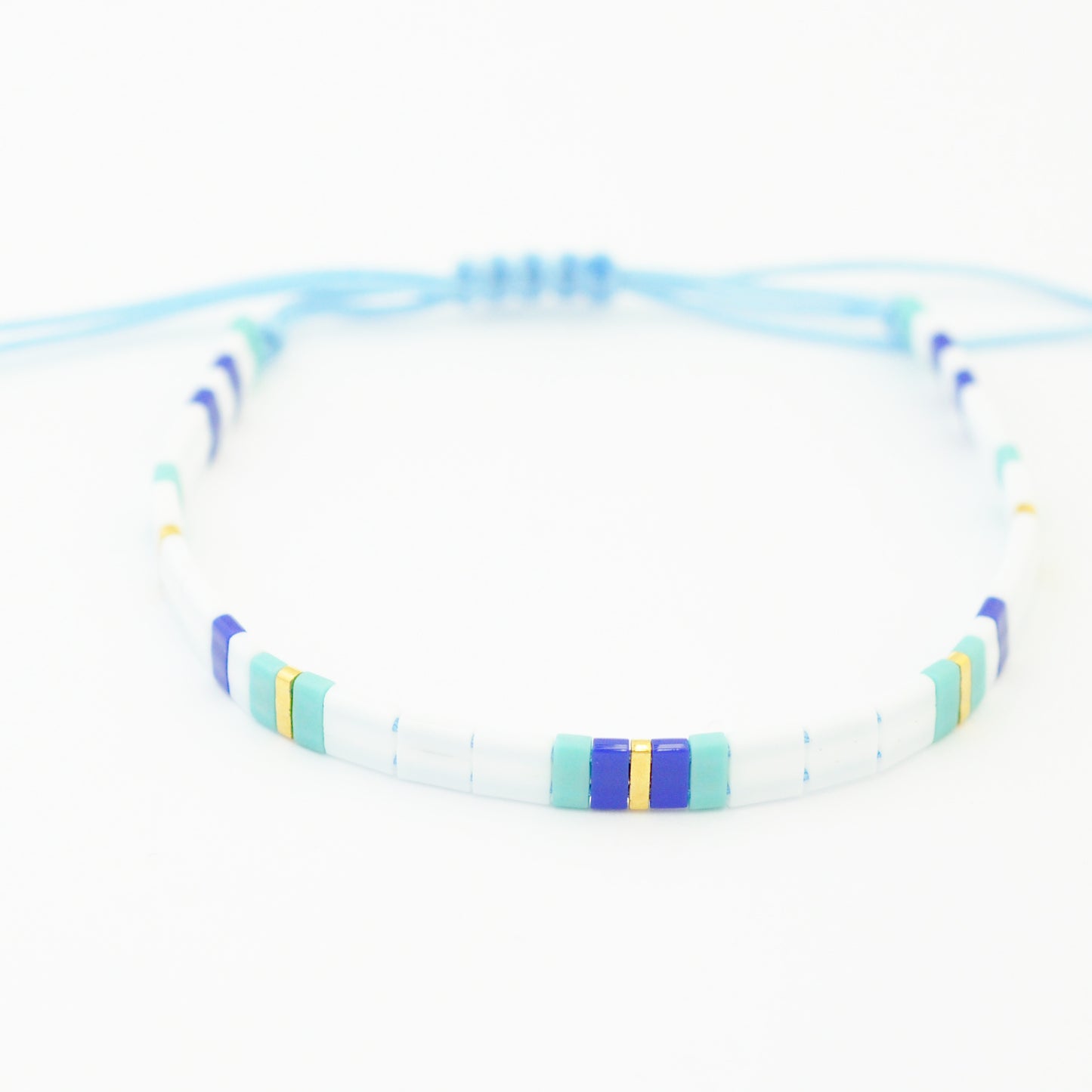 Miyuki Half Tila beads / white opaque / 5gr. /HTL0402