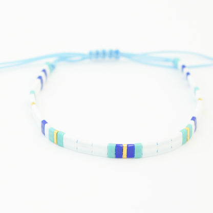 Miyuki Half Tila beads / white opaque / 5gr. /HTL0402
