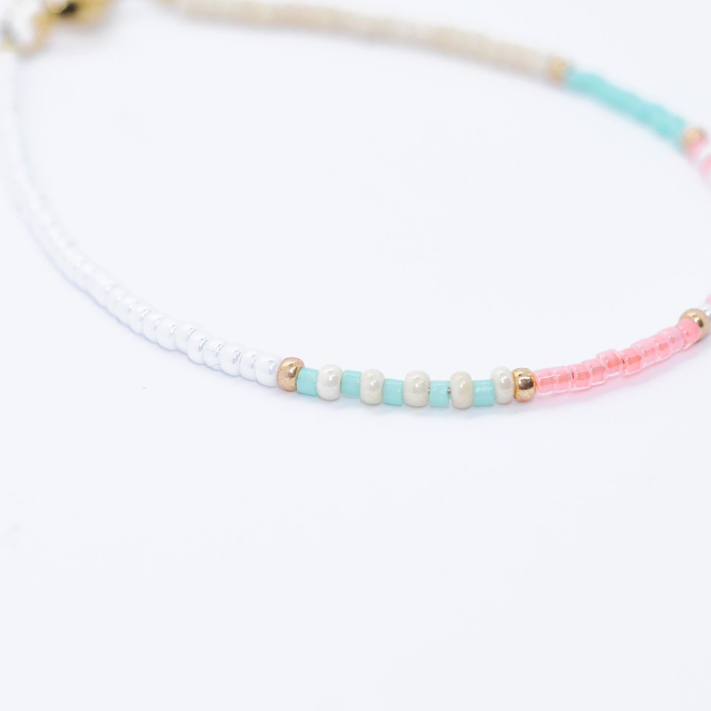 Bracelet / Summer Color / Gold plated stainless steel