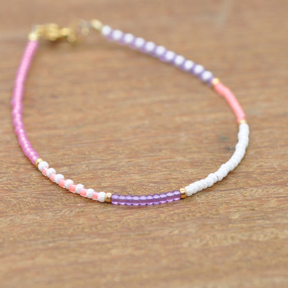 Bracelet / Happiness / Gold plated stainless steel