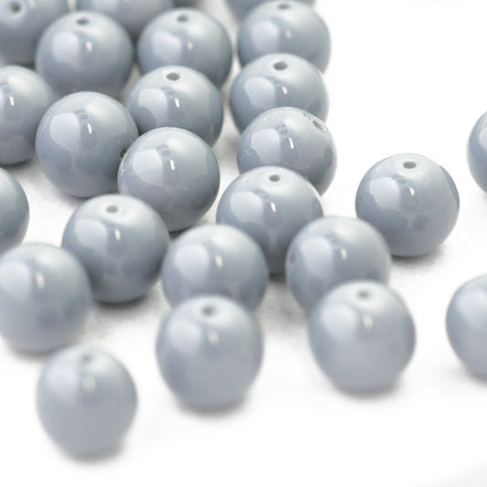Glass bead gray / Ø 8mm