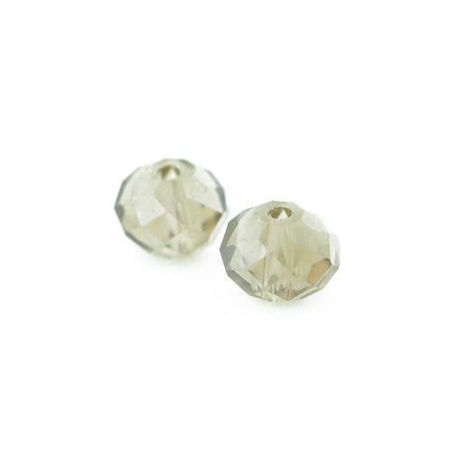 Briolette faceted khaki / Ø 8mm