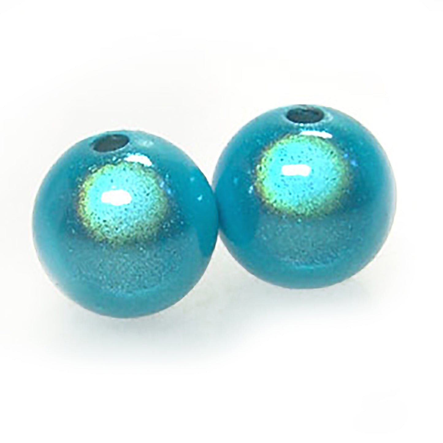 Miracle bead / turquoise / 12 mm