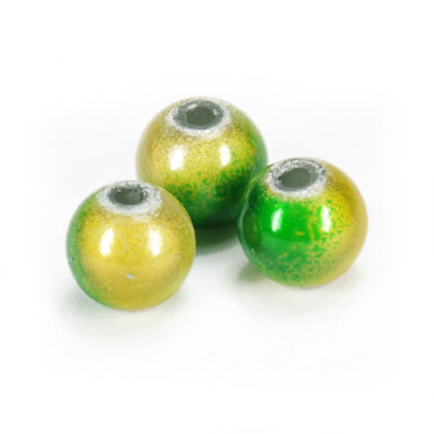 Miracle Perle / gelb grün / Ø 8mm