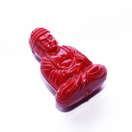 Buddha acrylic red / 26 mm