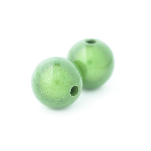 Miracle Perle / grün / Ø 12 mm