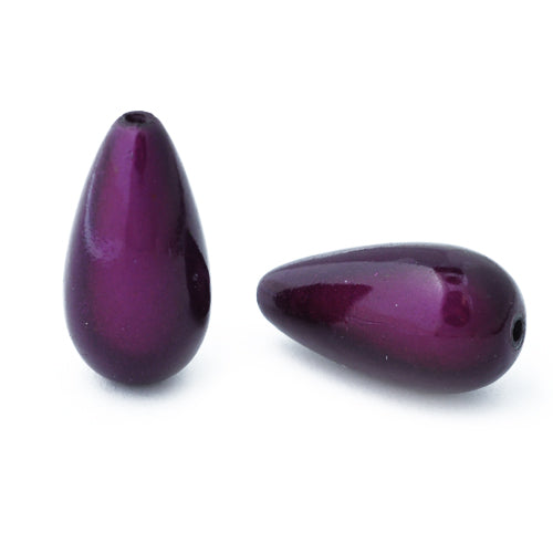 Miracle teardrop / purple / 22 x 12 mm