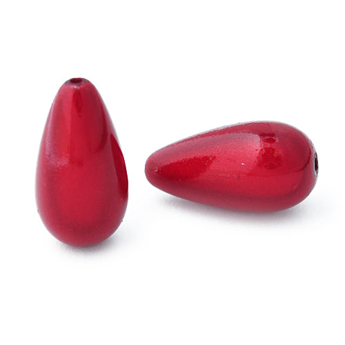 Miracle teardrop / red / 22 x 12 mm
