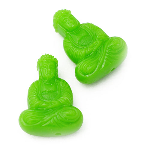 Buddha acrylic / light green / 26 mm