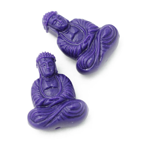 Buddha acrylic / purple / 26 mm