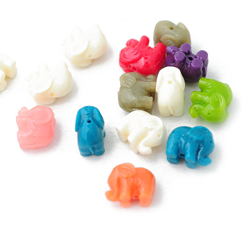 Colorful elephants / Ø 12 mm