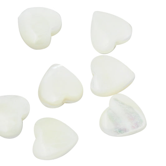 Mother of pearl heart / 10 mm
