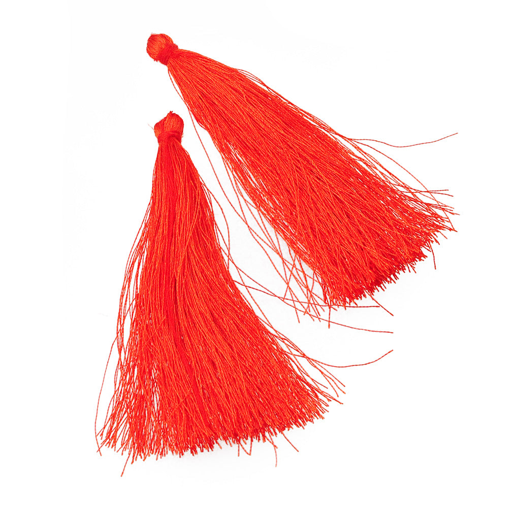 Quaste / Troddel / rot / 90mm