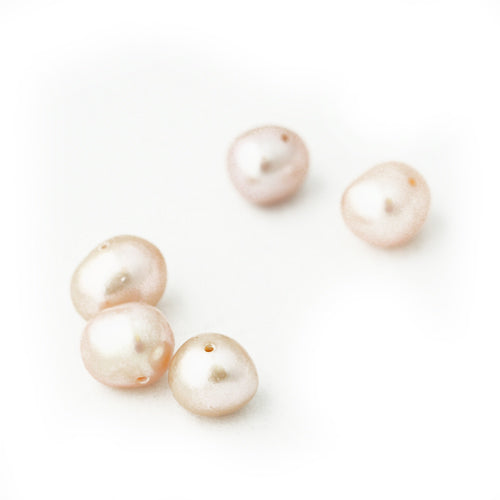 Freshwater pearls champagne / approx. Ø 7-8 mm