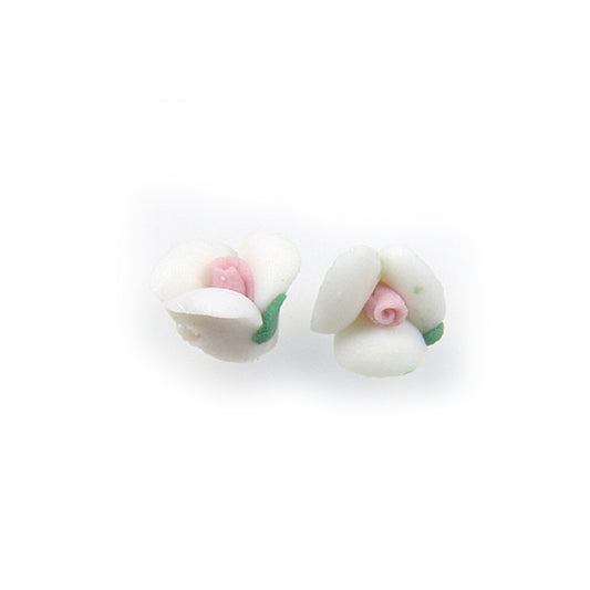 Porcelain flower white / Ø 8 mm