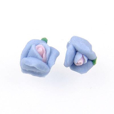 Porcelain flower blue / Ø 6 mm