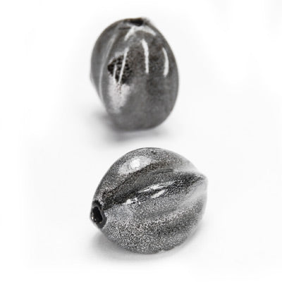 Porzellan Perle grau / 30 mm