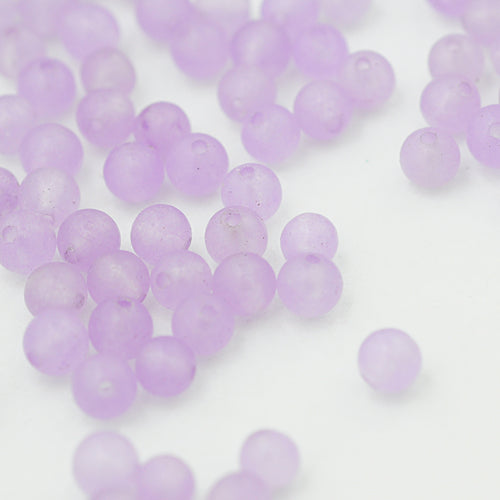 Jade gef. Edelstein violet / Ø 4mm