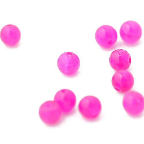 Jade gef. Edelstein pink / Ø 4mm