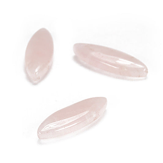 Rose Quartz Pear Gemstone / 30mm