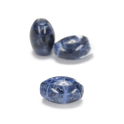 Sodalite Olive Gemstone / 12mm