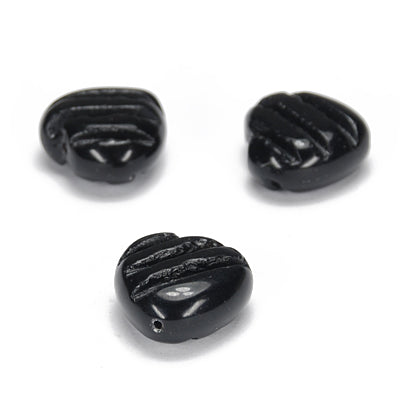 Onyx Heart Gemstone / 18mm