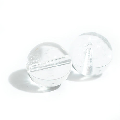 Rock crystal gemstone ball / Ø 12 mm
