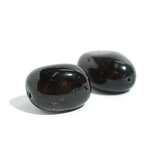 Smoky quartz gemstone nuggets brown / 8-12 mm