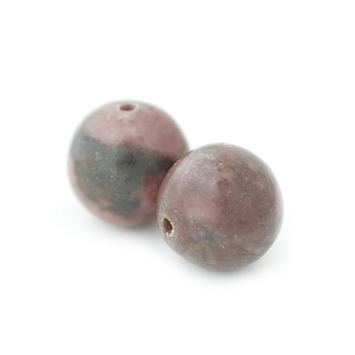 Rhodonite gemstone ball / Ø 10 mm