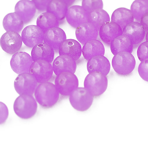 Jade gemstone ball purple / Ø 6 mm