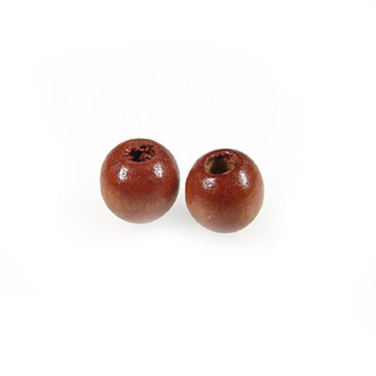 Wooden bead ball brown / Ø 12 mm