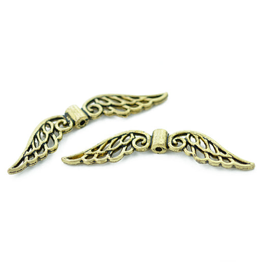 XL angel wings / gold colored / 52 mm