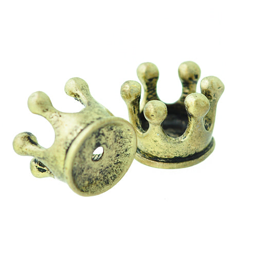 Crown attachment / brass colored / 19 mm