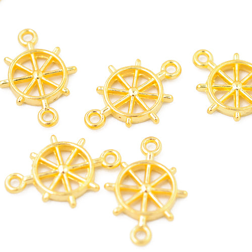 Steering wheel connector / gold colored / Ø 14 mm