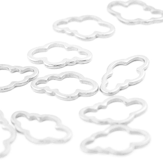 Wölckchen connector cloud / silver / 16 mm