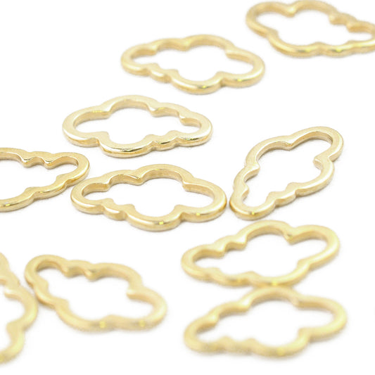 Wölckchen connector cloud / gold colored / 16 mm