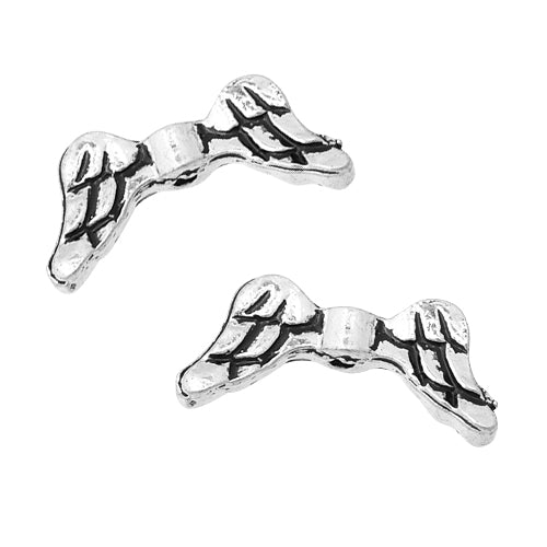 Angel wings / silver colored / 20x9 mm