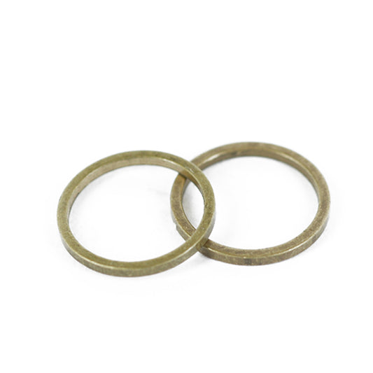 Ring delicate / brass colored / Ø 12 mm