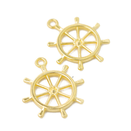 Steering wheel pendant / gold colored / 24 mm