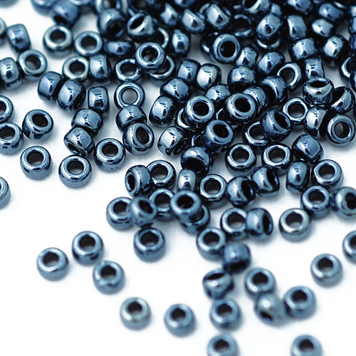 Miyuki Rocailles / hematite / 11gr. Ø 1.5mm 15/0 