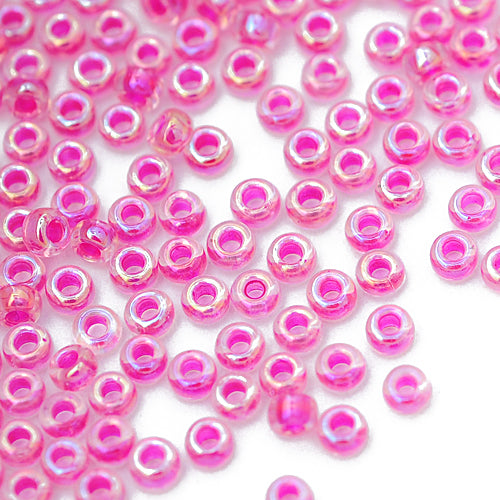 Miyuki Rocailles 11/0 pink rainbow / 15gr. Ø 2mm (0355)