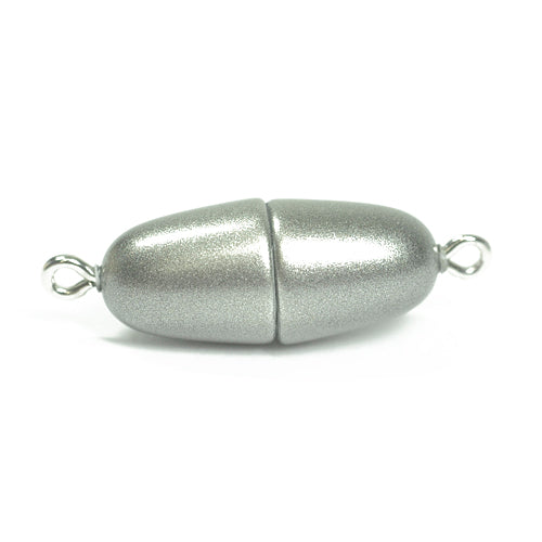 Power magnetic clasp oval / granite gray / 21 mm