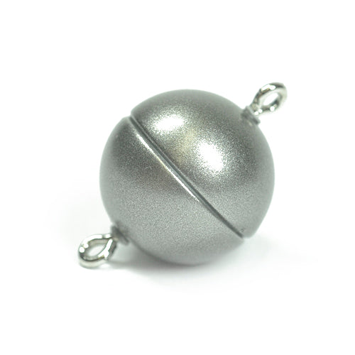 Power magnet clasp / granite gray / Ø 15 mm